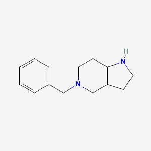 molecular formula C14H20N2 B1377265 5-benzyloctahydro-1H-pyrrolo[3,2-c]pyridine CAS No. 1506066-94-9