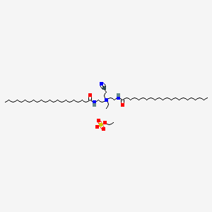 Ethanaminium, 2-cyano-N-ethyl-N,N-bis[2-[(1-oxodocosyl)amino]ethyl]-, ethyl sulfate