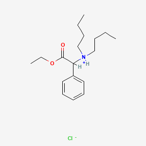 2-(Dibutylamino)-2-phenylacetic acid ethyl ester hydrochloride