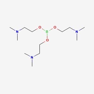 molecular formula C12H30BN3O3 B13772688 Tris[2-(dimethylamino)ethyl] borate CAS No. 97-21-2