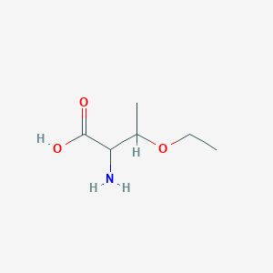 molecular formula C6H13NO3 B137727 (2S,3S)-2-氨基-3-乙氧基丁酸 CAS No. 131234-99-6