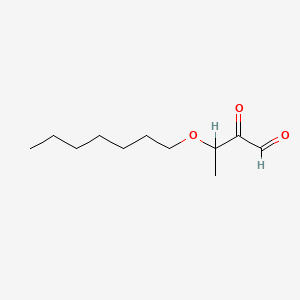 Butanal, 3-(heptyloxy)-2-oxo-