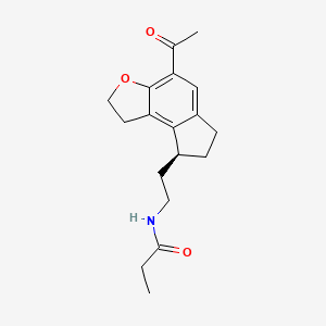 molecular formula C18H23NO3 B1377276 4-乙酰雷美替仑 CAS No. 1346598-94-4