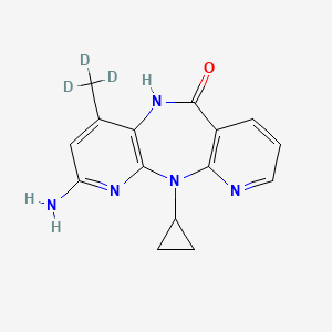 molecular formula C15H15N5O B1377277 2-氨基奈韦拉平-d3 CAS No. 1346605-12-6
