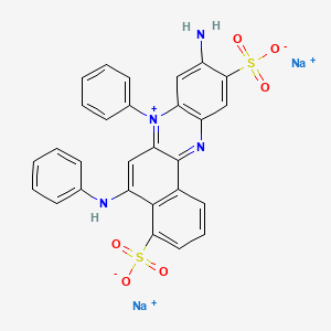 Benzo(a)phenazinium, 9-amino-7-phenyl-5-(phenylamino)-4,10-disulfo-, inner salt, disodium salt