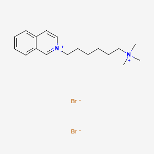 Isoquinolinium, 2-(6-(trimethylammonio)hexyl)-, dibromide