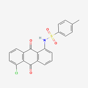 N-(5-Chloro-9,10-dihydro-9,10-dioxo-1-anthryl)-p-toluenesulphonamide