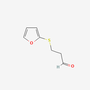 Propanal, 3-(2-furanylthio)-