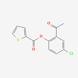 2-Acetyl-4-chlorophenyl thiophene-2-carboxylate