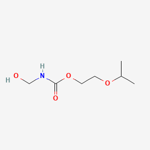 Carbamic acid, (hydroxymethyl)-, 2-(1-methylethoxy)ethyl ester