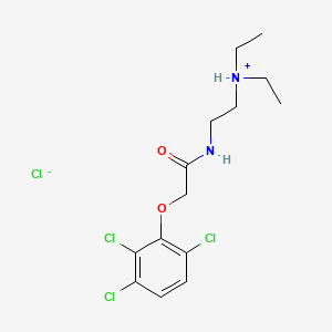 N-(2-Diethylaminoethyl)-2,4,5-trichlorophenoxyacetamide hydrochloride