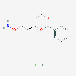 (S)-O-[2-(2-Phenyl-[1,3]dioxan-4-YL)-ethyl]-hydroxylamine hydrochloride