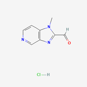 1-methyl-1H-imidazo[4,5-c]pyridine-2-carbaldehyde hydrochloride