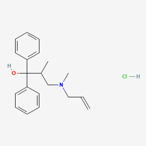 1,1-Diphenyl-2-methyl-3-(N-methyl-N-(2-propenyl)amino)propanol hydrochloride