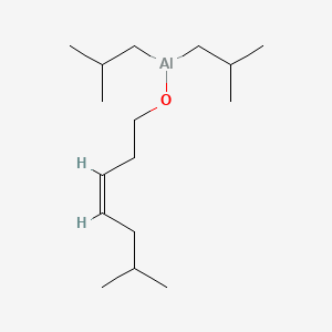 Aluminum, ((3Z)-6-methyl-3-hepten-1-olato)bis(2-methylpropyl)-