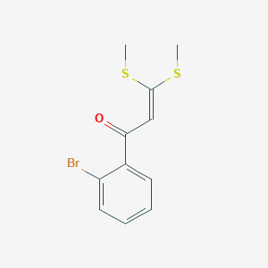 1-(2-Bromophenyl)-3,3-bis(methylsulfanyl)prop-2-EN-1-one