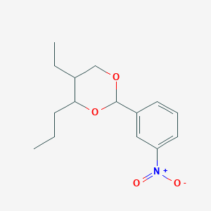 5-Ethyl-2-(3-nitrophenyl)-4-propyl-1,3-dioxane