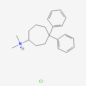 Cycloheptylamine, N,N-dimethyl-4,4-diphenyl-, hydrochloride