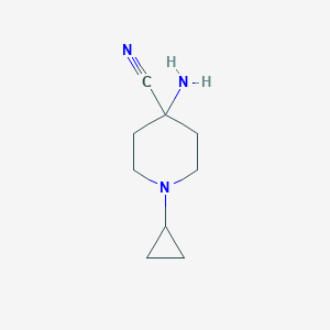 4-Amino-1-cyclopropyl-4-piperidinecarbonitrile