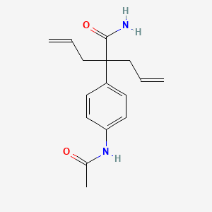 Acetanilide, 4'-(1-allyl-1-carbamoyl-3-butenyl)-