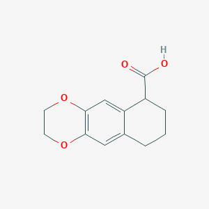 2,3,6,7,8,9-Hexahydrobenzo[g][1,4]benzodioxine-6-carboxylic acid