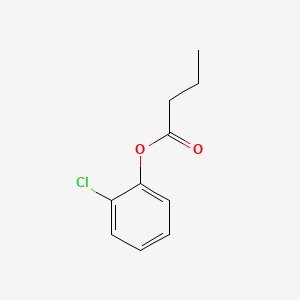 molecular formula C10H11ClO2 B13773349 (2-chlorophenyl) butanoate CAS No. 63867-11-8