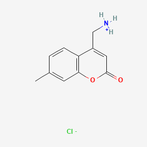 4-(Aminomethyl)-7-methyl-2H-1-benzopyran-2-one hydrochloride