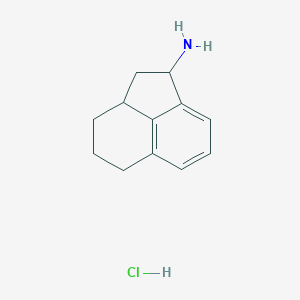 molecular formula C12H16ClN B1377343 1,2,2a,3,4,5-Hexahydroacenaphthylen-1-amine hydrochloride CAS No. 1427380-21-9
