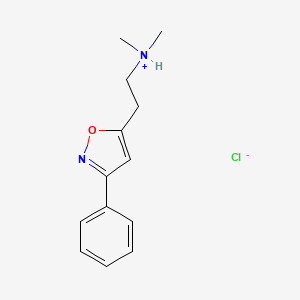 3-Phenyl-5-(2-(dimethylamino)ethyl)isoxazole hydrochloride