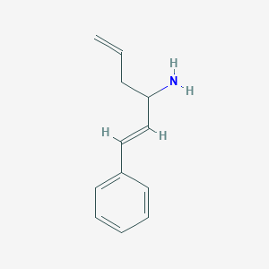 (1e)-1-Phenyl-1,5-hexadien-3-amine