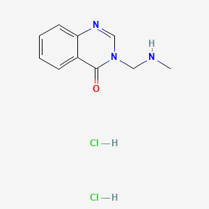 4(3H)-Quinazolinone, 3-((methylamino)methyl)-, dihydrochloride