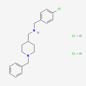 1-Benzyl-4-(o-chlorobenzylaminomethyl)piperidine dihydrochloride