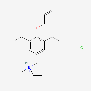 Benzylamine, 4-(allyloxy)-N,N,3,5-tetraethyl-, hydrochloride