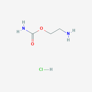 molecular formula C3H9ClN2O2 B1377380 2-Aminoethyl carbamate hydrochloride CAS No. 73711-22-5