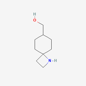 molecular formula C9H17NO B1377403 1-Azaspiro[3.5]nonan-7-ylmethanol CAS No. 1432680-80-2