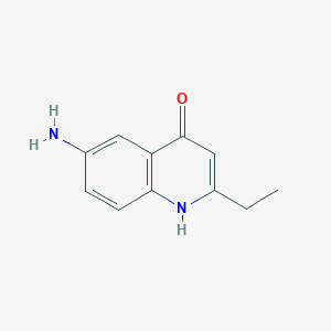 6-Amino-2-ethylquinolin-4-ol