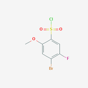 4-Bromo-5-fluoro-2-methoxybenzene-1-sulfonyl chloride
