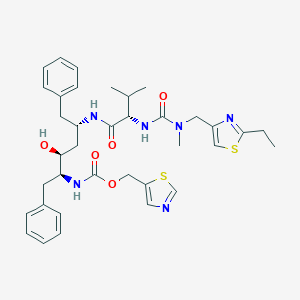 molecular formula C36H46N6O5S2 B137741 2-去异丙基-2-乙基利托那韦 CAS No. 165315-26-4