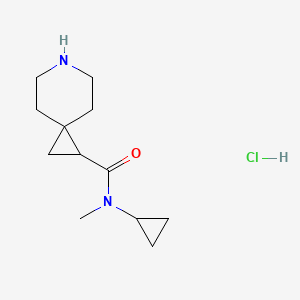 N-cyclopropyl-N-methyl-6-azaspiro[2.5]octane-1-carboxamide hydrochloride