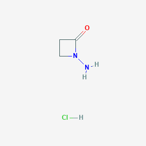 1-Aminoazetidin-2-one hydrochloride