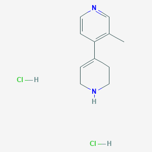 3-Methyl-4-(1,2,3,6-tetrahydropyridin-4-yl)pyridine dihydrochloride