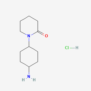 1-(4-Aminocyclohexyl)piperidin-2-one hydrochloride