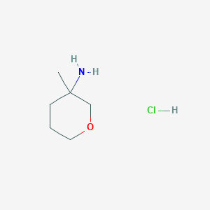 3-Methyloxan-3-amine hydrochloride