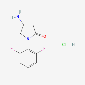 4-Amino-1-(2,6-difluorophenyl)pyrrolidin-2-one hydrochloride