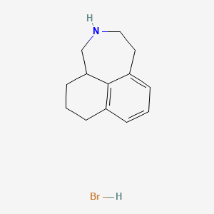 molecular formula C13H18BrN B1377424 11-Azatricyclo[7.4.1.0,5,14]tetradeca-1,3,5(14)-triene hydrobromide CAS No. 1432680-60-8
