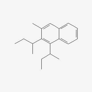 molecular formula C19H26 B13774282 Methylbis(1-methylpropyl)naphthalene CAS No. 85650-84-6