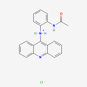 molecular formula C21H18ClN3O B13774403 2'-(9-Acridinylamino)acetanilide hydrochloride CAS No. 75775-85-8