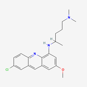 Acridine, 2-chloro-5-((4-dimethylamino-1-methylbutyl)amino)-7-methoxy-