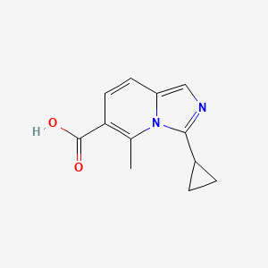 B1377444 3-Cyclopropyl-5-methylimidazo[1,5-a]pyridine-6-carboxylic acid CAS No. 1432679-42-9