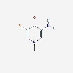3-Amino-5-bromo-1-methyl-1,4-dihydropyridin-4-one